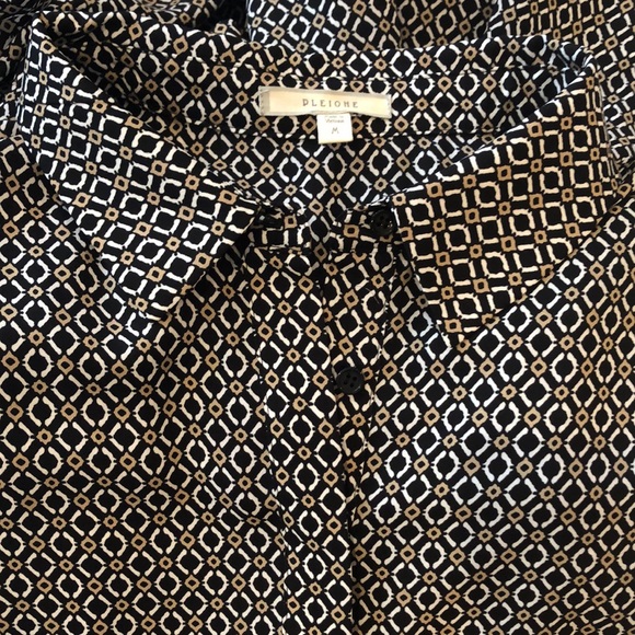 ⭐️ Pleione Elegantly Patterned Versatile Tunic Blouse - Picture 3 of 11